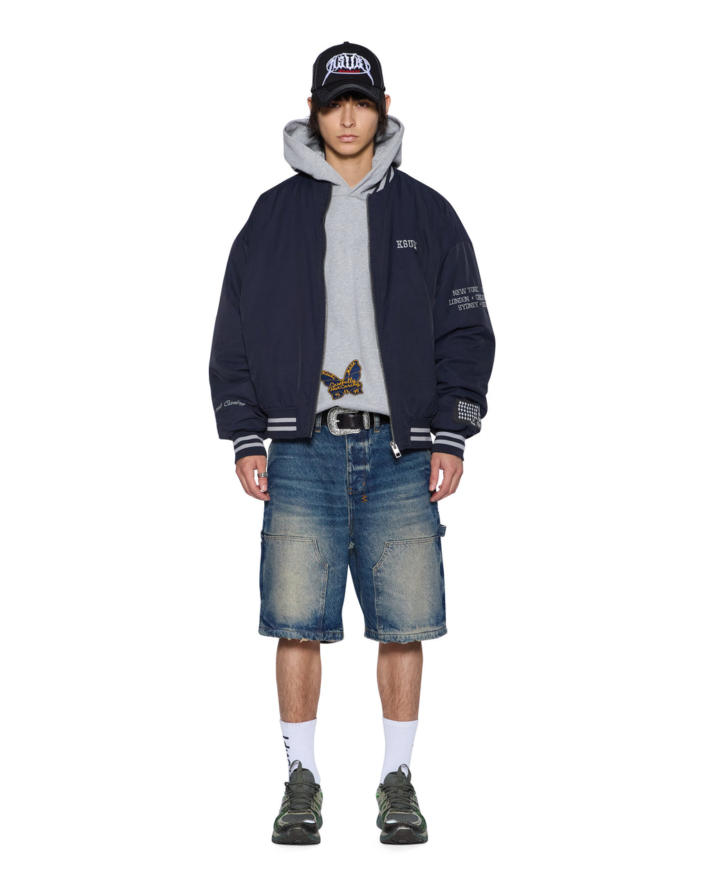 Mens Maxx Operator Short Rodeo Blue Relaxed Walkshorts - Denim