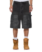 Mens Maxx Operator Short Torqued Black Relaxed Walkshorts - Black