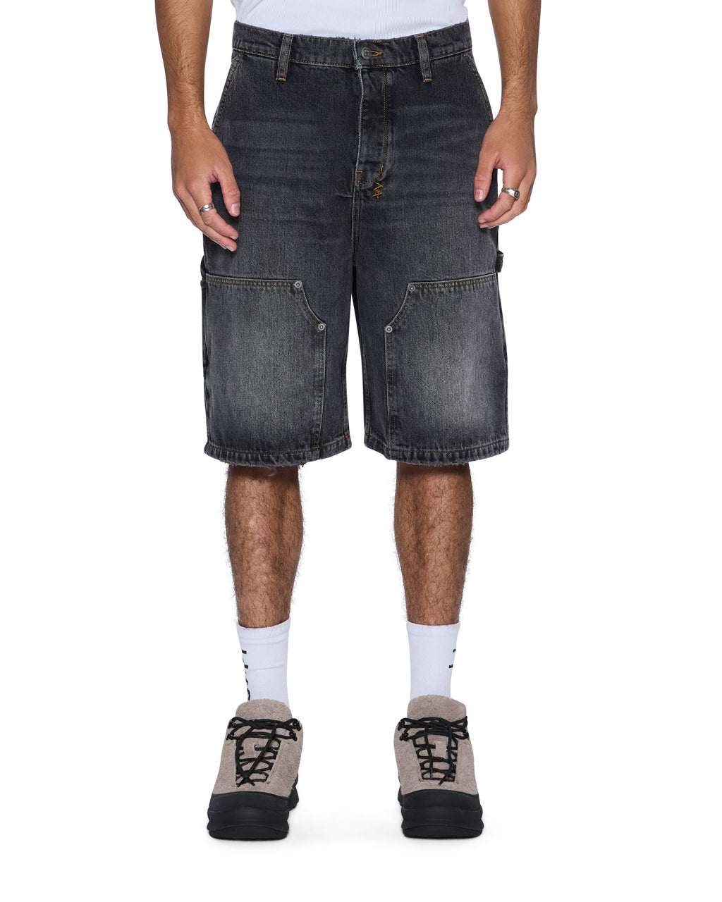 MENS MAXX OPERATOR SHORT VILLAIN GREY WALKSHORTS
