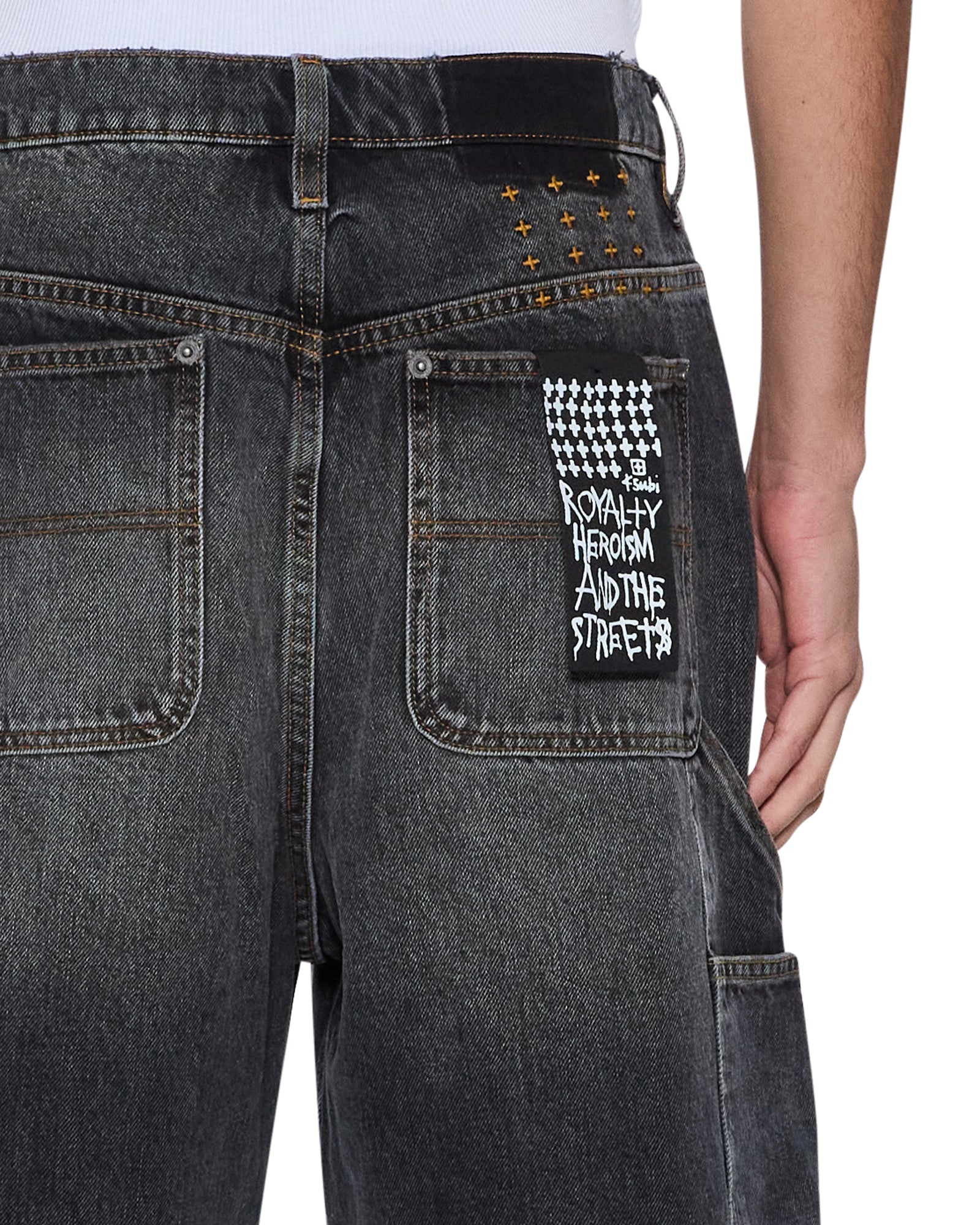 MENS  MAXX OPERATOR SHORT VILLAIN GREY RELAXED WALKSHORTS