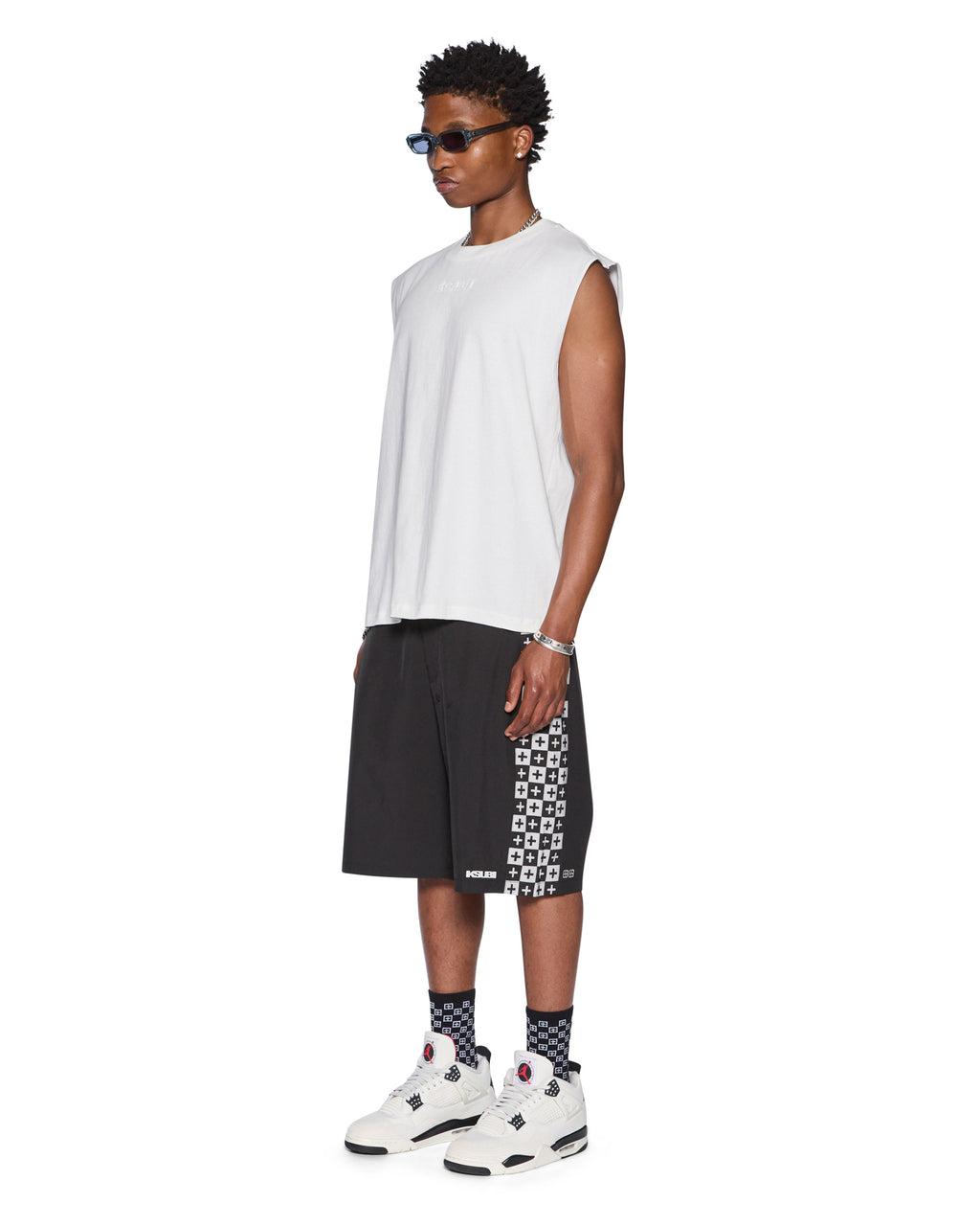 Mens Mayte Razor Boardshort Washed Black Relaxed Walkshorts - Black