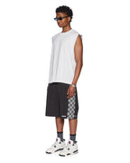 Mens Mayte Razor Boardshort Washed Black Relaxed Walkshorts - Black