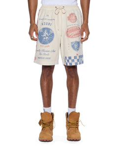 Mens Pitt Lane Life Short Printed Walkshorts | Ksubi ++