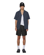 Mens Rugger Short Black Regular Walkshorts - Black