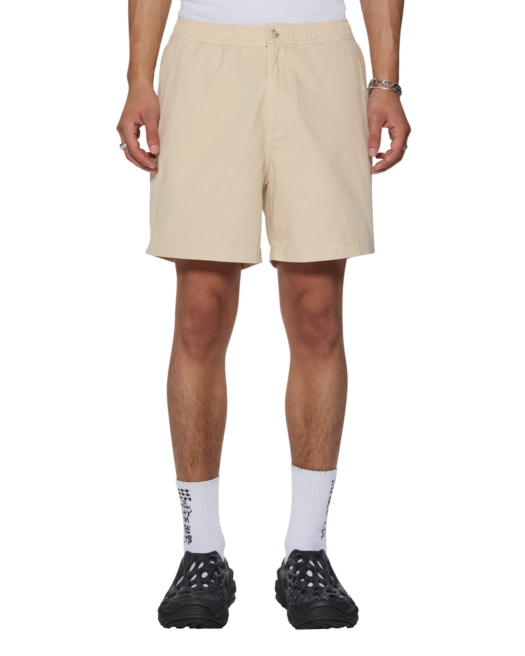 Mens Rugger Short Natural Regular Walkshorts - Beige