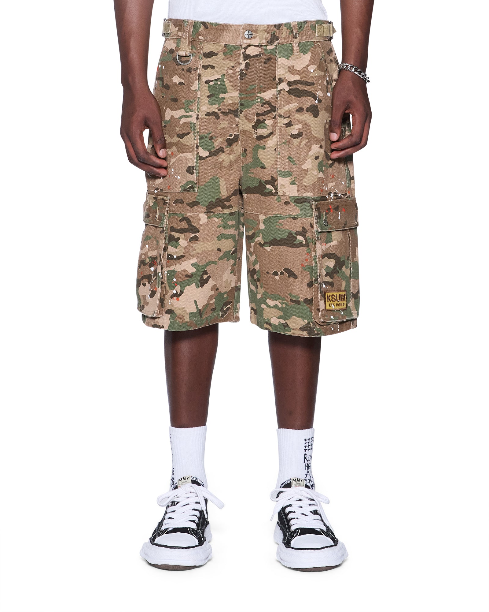 Mens Trooper Cargo Short Woodland Walkshorts | Ksubi ++