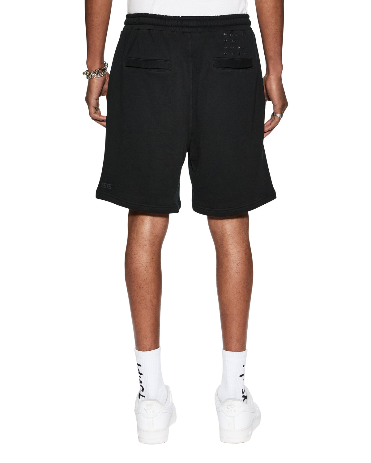 Mens 4 X 4 Trak Short Jet Black Slim Walkshorts - Black