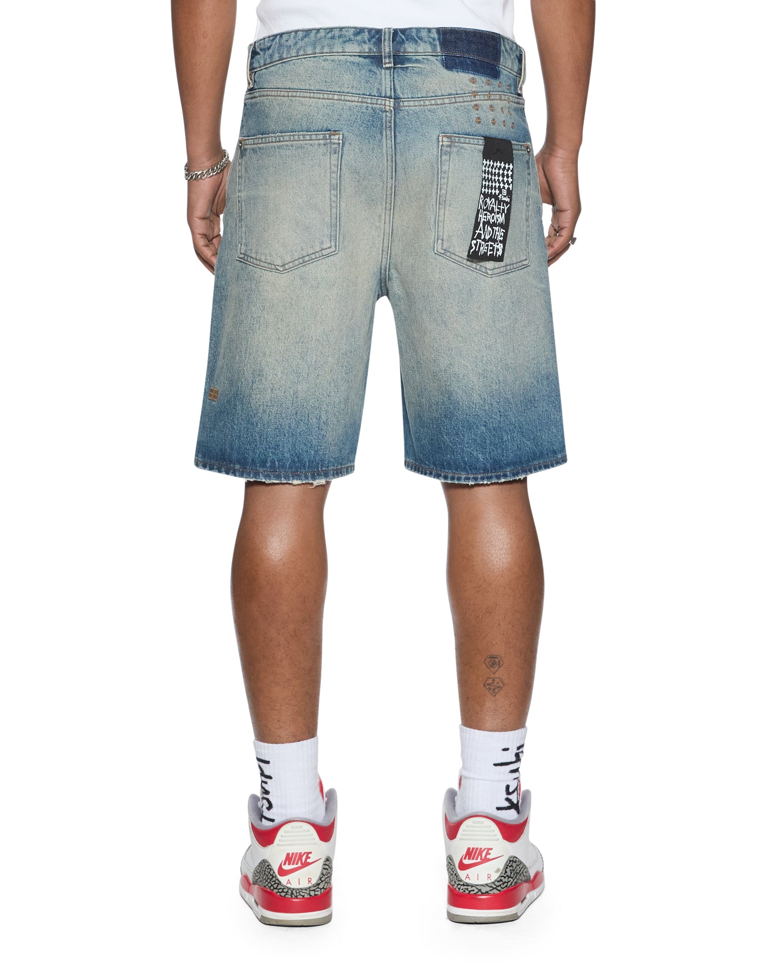Mens Anti K Short Portland Blue Walkshorts | Ksubi ++
