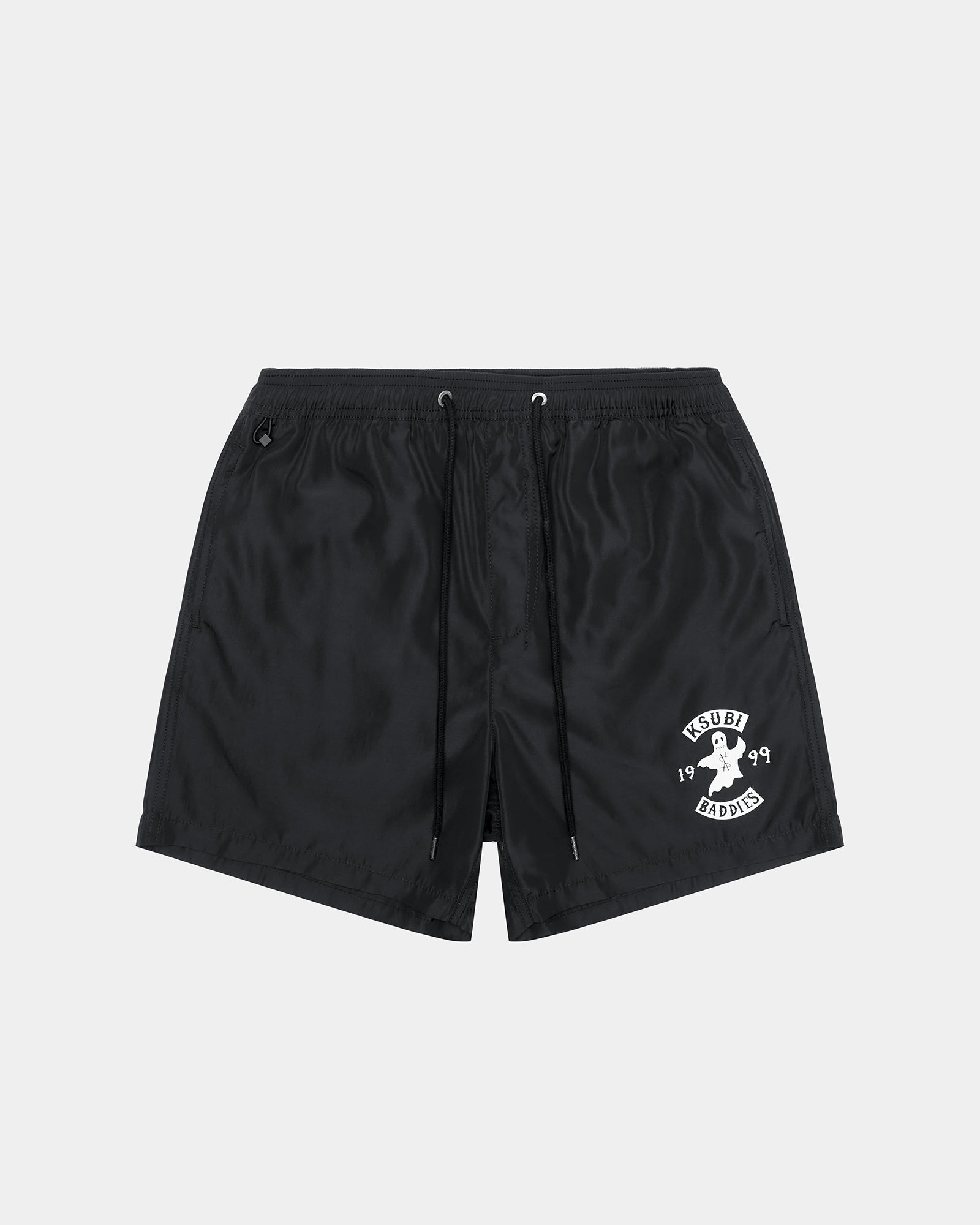 Ksubi graphic-print cotton shorts - Black