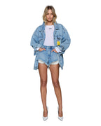 WOMENS ELLE SHORT BABES BLUE WALKSHORTS