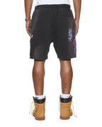 Mens Genesis Trak Short Charcoal Fade Regular Walkshorts - Grey