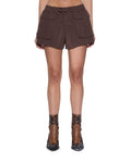 HARPER SHORTS CHOCOLATE