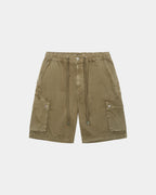 Mens Krush Cargo Short Army Fade Regular Walkshorts - Green