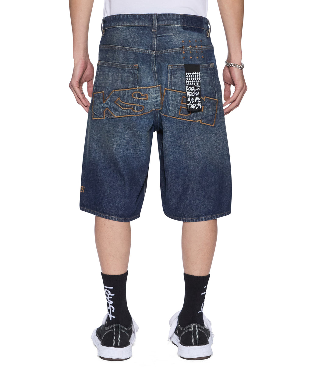 Mens Maxx Short K-dip Blue Relaxed Walkshorts - Denim