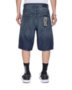 Mens Maxx Short K-dip Blue Relaxed Walkshorts - Denim