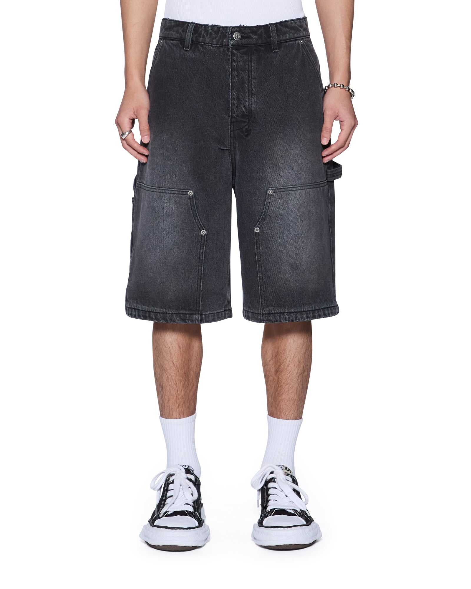 Mens Maxx Operator Short Asher Black Walkshorts | Ksubi ++