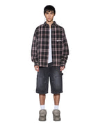 MENS VULTURE FLANNEL LS SHIRT PLUM SHIRTS