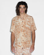 Mens Mills Ikon Resort Ss Shirt Multi Regular Shirts - Multi Colour