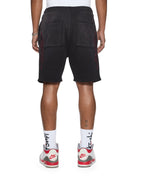 Mens Paise Trak Short Black Fade Regular Walkshorts - Grey