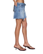 Womens Uptown Short Flip Mercer Blue Regular Walkshorts - Denim