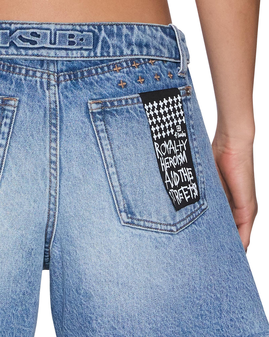Womens Uptown Short Flip Mercer Blue Regular Walkshorts - Denim