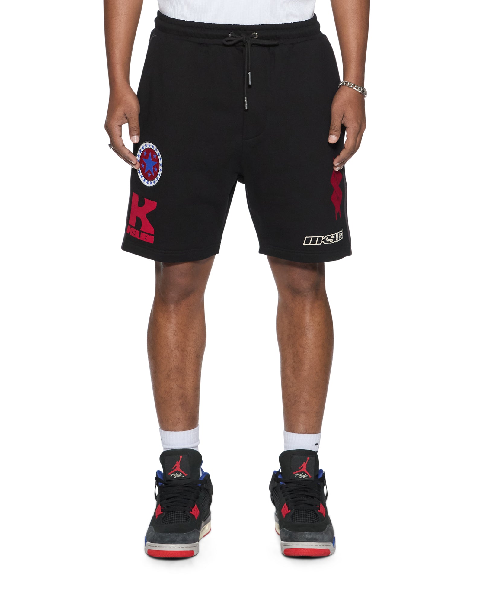 Mens Zoom Trak Short Jet Black Walkshorts | Ksubi ++