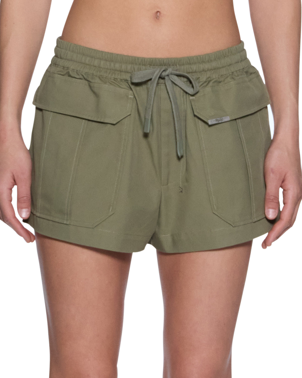 WOMENS HARPER SHORTS KHAKI WALKSHORTS