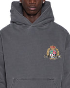MENS KREST EKCESS HOODIE CHARCOAL FLEECE