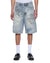MENS  MAXX SHORT ROGUE BLUE GRAFFITI RELAXED WALKSHORTS