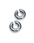 SILVER RIPPLE EAR CUFF