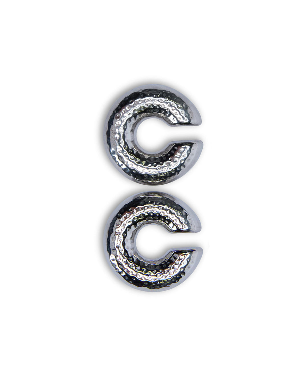 SILVER RIPPLE EAR CUFF JEWELLERY