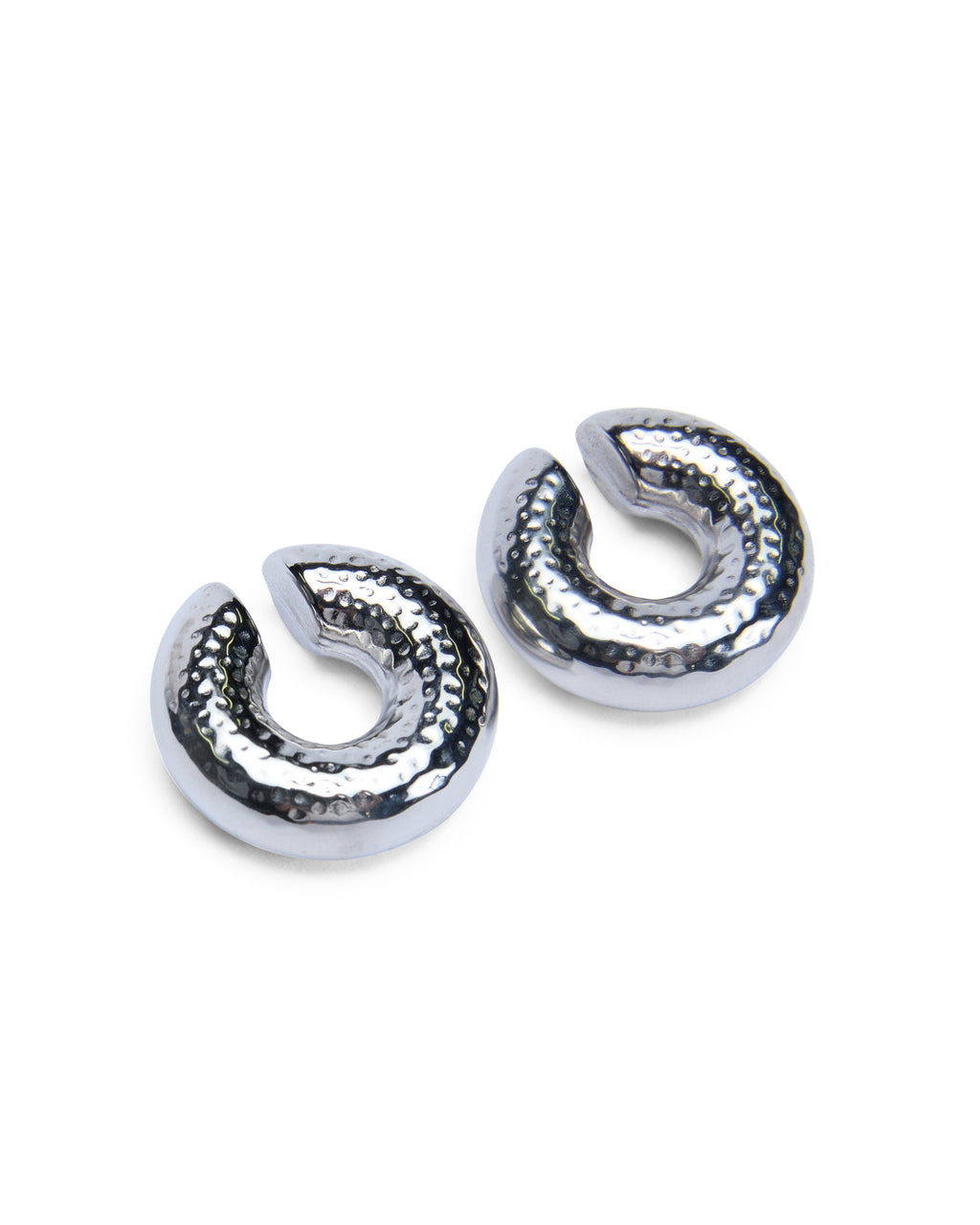 SILVER RIPPLE EAR CUFF JEWELLERY