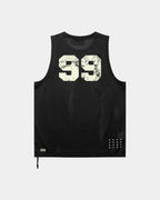 Mens Clubhouse Pick Up Singlet Black Boxy Fashion Tops - Black