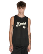 Mens Clubhouse Pick Up Singlet Black Boxy Fashion Tops - Black