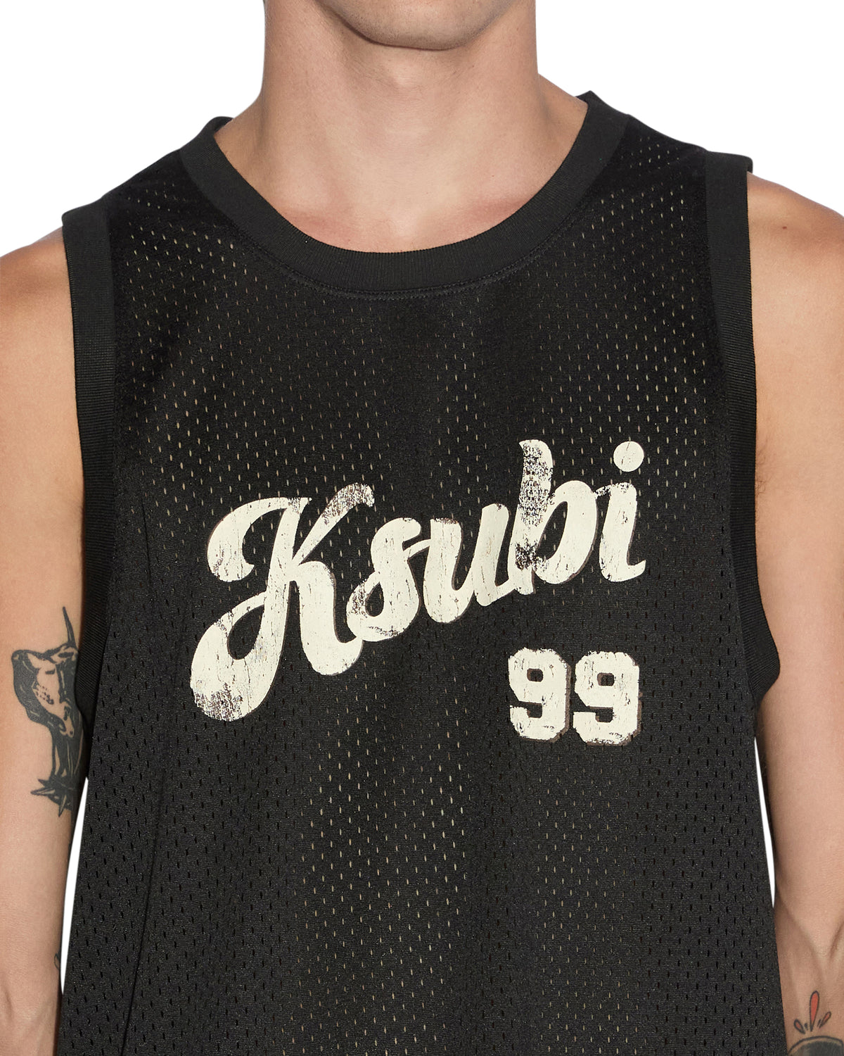 Mens Clubhouse Pick Up Singlet Black Boxy Fashion Tops - Black