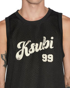 Mens Clubhouse Pick Up Singlet Black Boxy Fashion Tops - Black