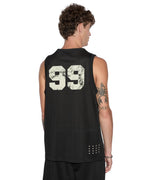 Mens Clubhouse Pick Up Singlet Black Boxy Fashion Tops - Black