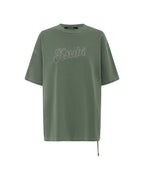 Womens Sketch Oh G Tee Slice Hash Oversized Tees - Green