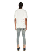 Mens Sketch Biggie Ss Tee Bone Oversized Tees - Beige