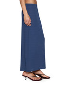 Womens Nina Midi Skirt Mesh Granite Blue Regular Skirts - Blue