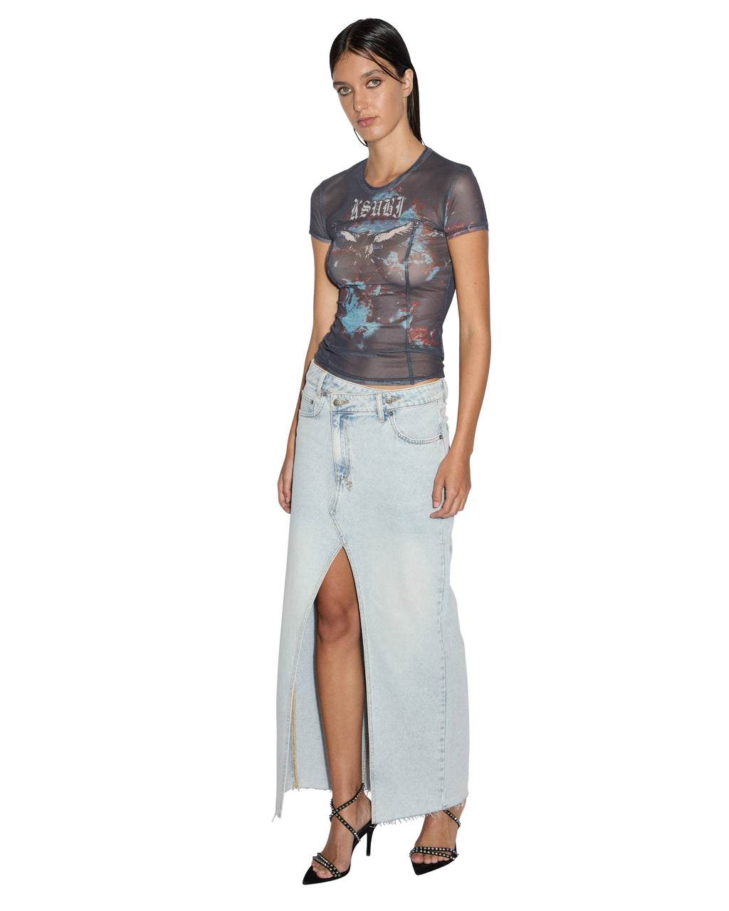 WOMENS RELAX MAXI SKIRT SKYFALL SKIRTS