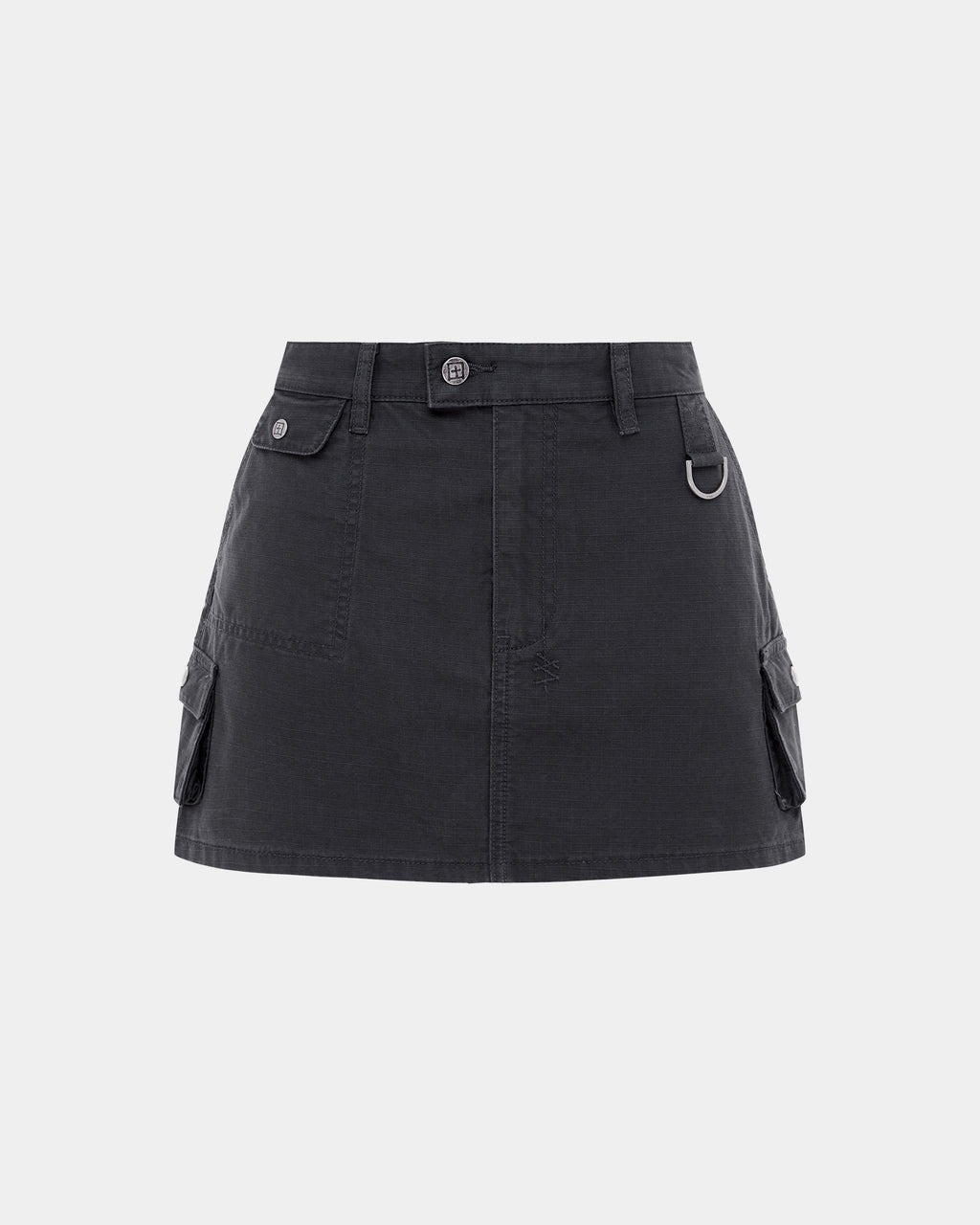 Womens Squad Mini Skirt Charcoal Skirts - Grey