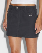 Womens Squad Mini Skirt Charcoal Skirts - Grey