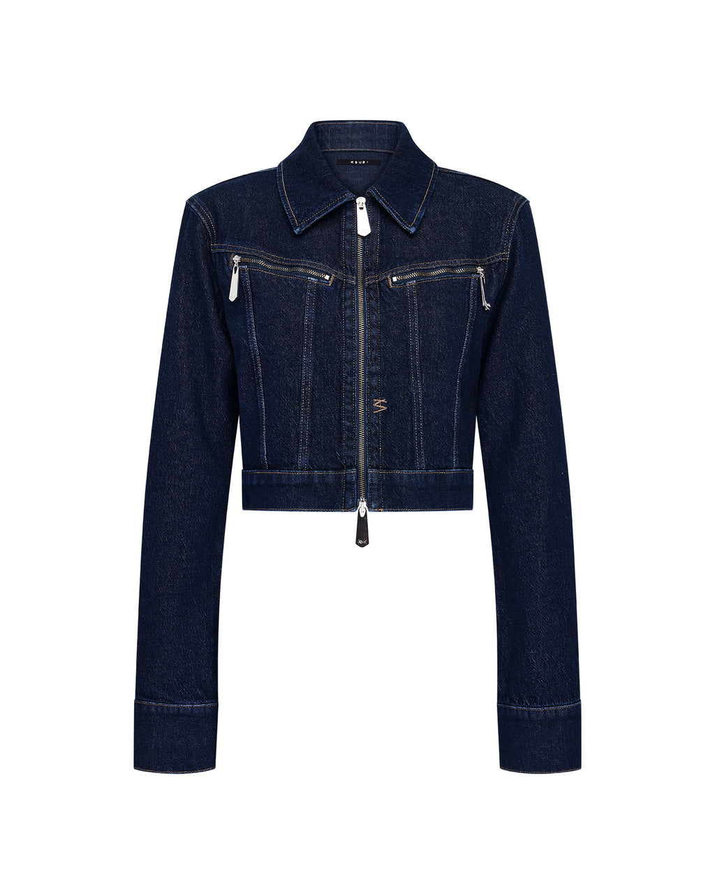 Womens Slim Trucker Jacket Original Rinse Slim Jackets - Denim