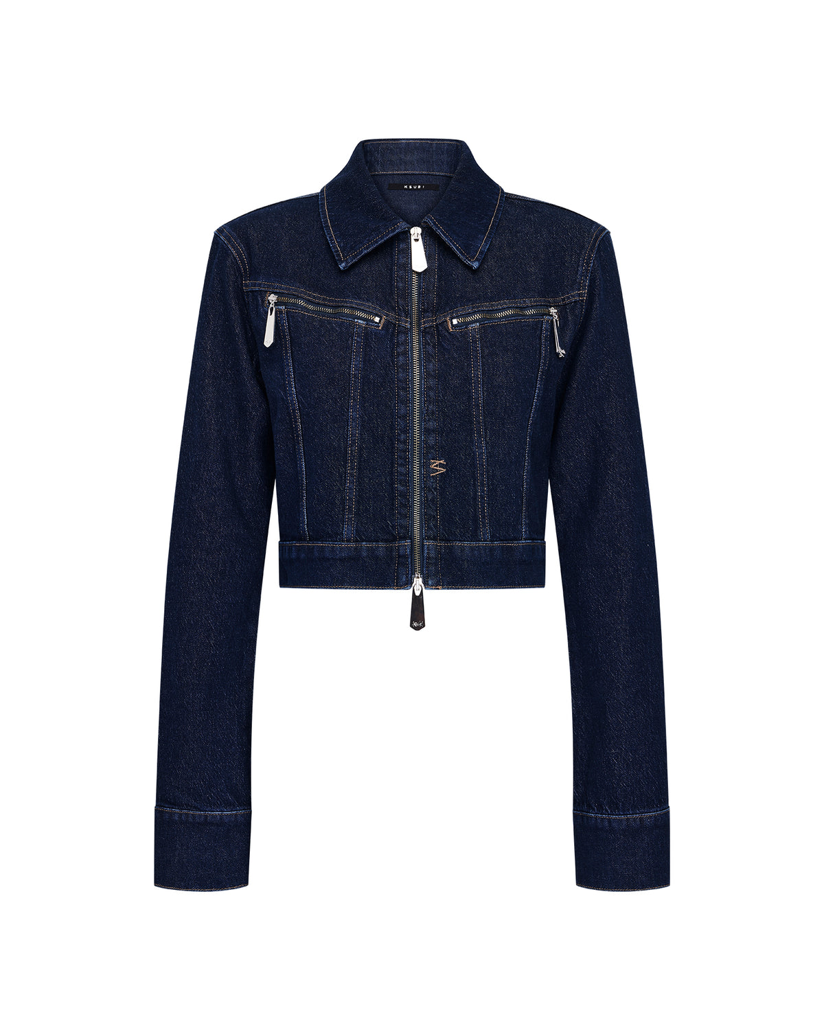 Womens Slim Trucker Jacket Original Rinse Slim Jackets - Denim
