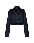 WOMENS SLIM TRUCKER JACKET VIXEN SPLICED JACKETS