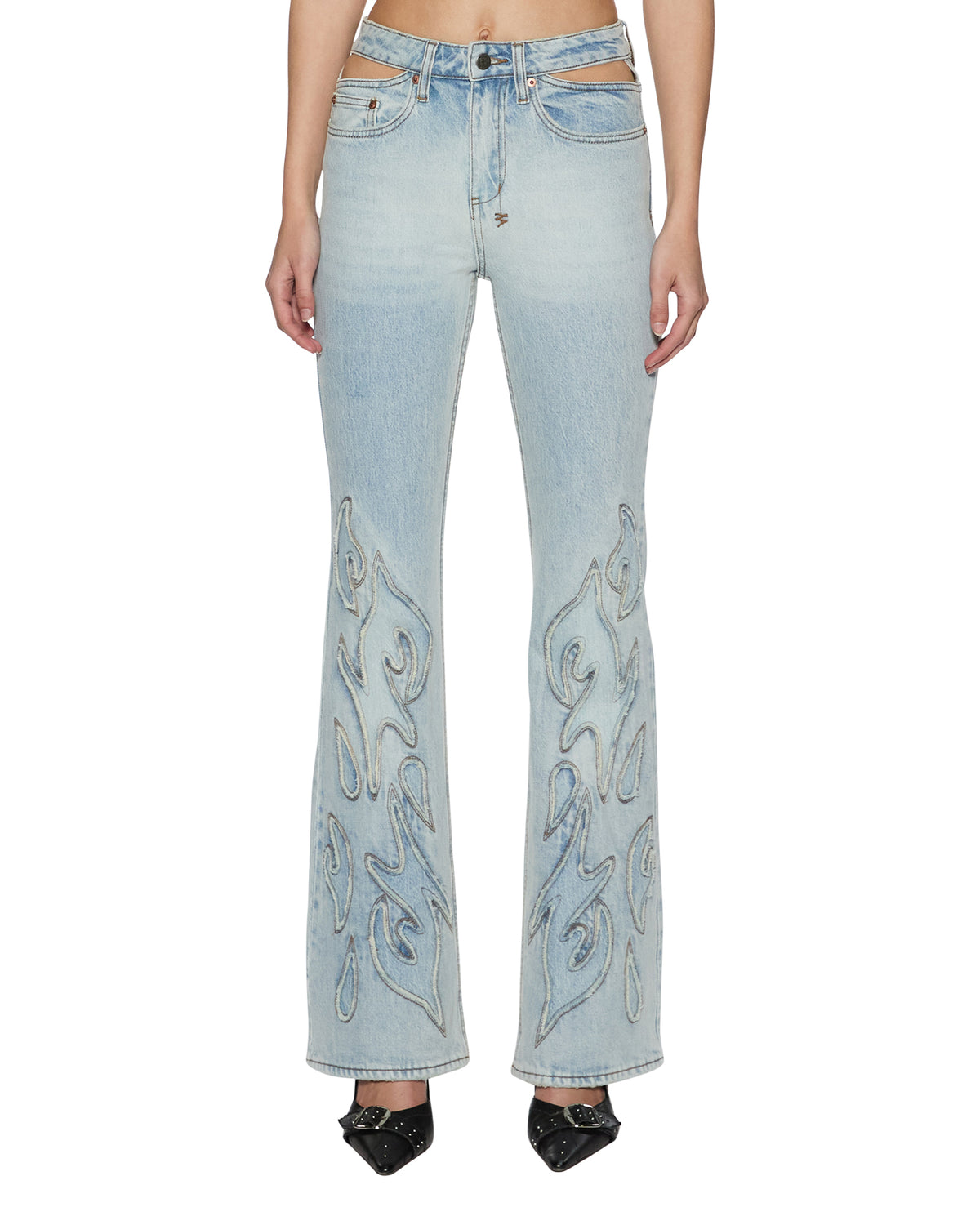 WOMENS FRONTIER SOHO PARAGON PATCH DENIM JEANS