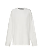 Womens Sott Boyfriend Ls Tee Vintage White Oversized Tees - White