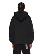 MENS SOTT EKCESS HOODIE JET BLACK FLEECE