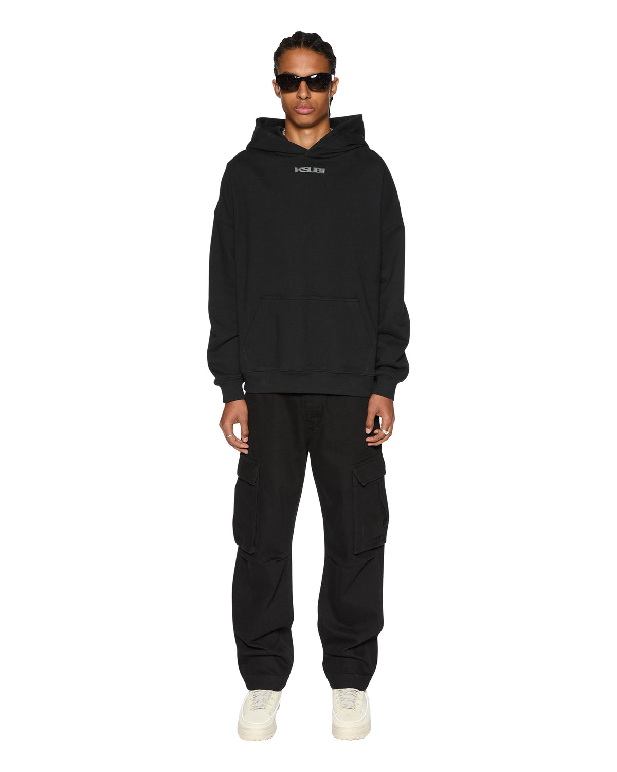 MENS SOTT EKCESS HOODIE JET BLACK FLEECE